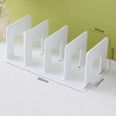 Book Organizer with 4 Compartments