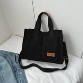 Women's Corduroy Tote Bag