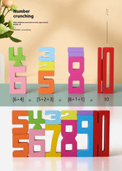 Wooden Number Building Block