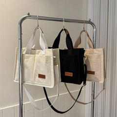 Women's Corduroy Tote Bag