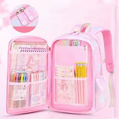 Students Kids Book Bag with Multiple Pockets