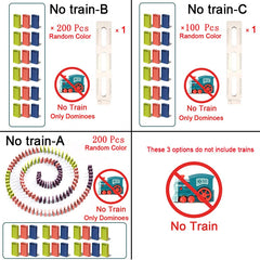 Montessori Domino Train Set Toy