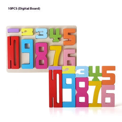 Wooden Number Building Block