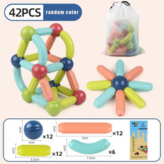 Magnetic Sticks Building Blocks For Kids Early Development