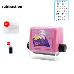 Math Roller Stamp Addition Subtraction