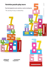 Wooden Number Building Block