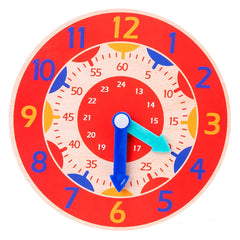 Wooden Cognitive Clock Puzzle