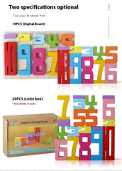 Wooden Number Building Block