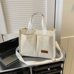 Women's Corduroy Tote Bag
