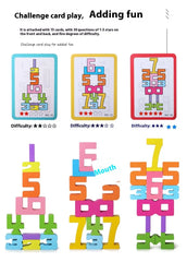 Wooden Number Building Block
